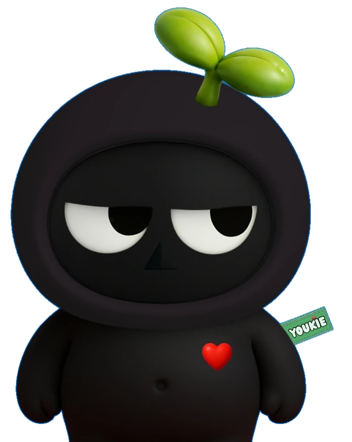Black Youkie mascot